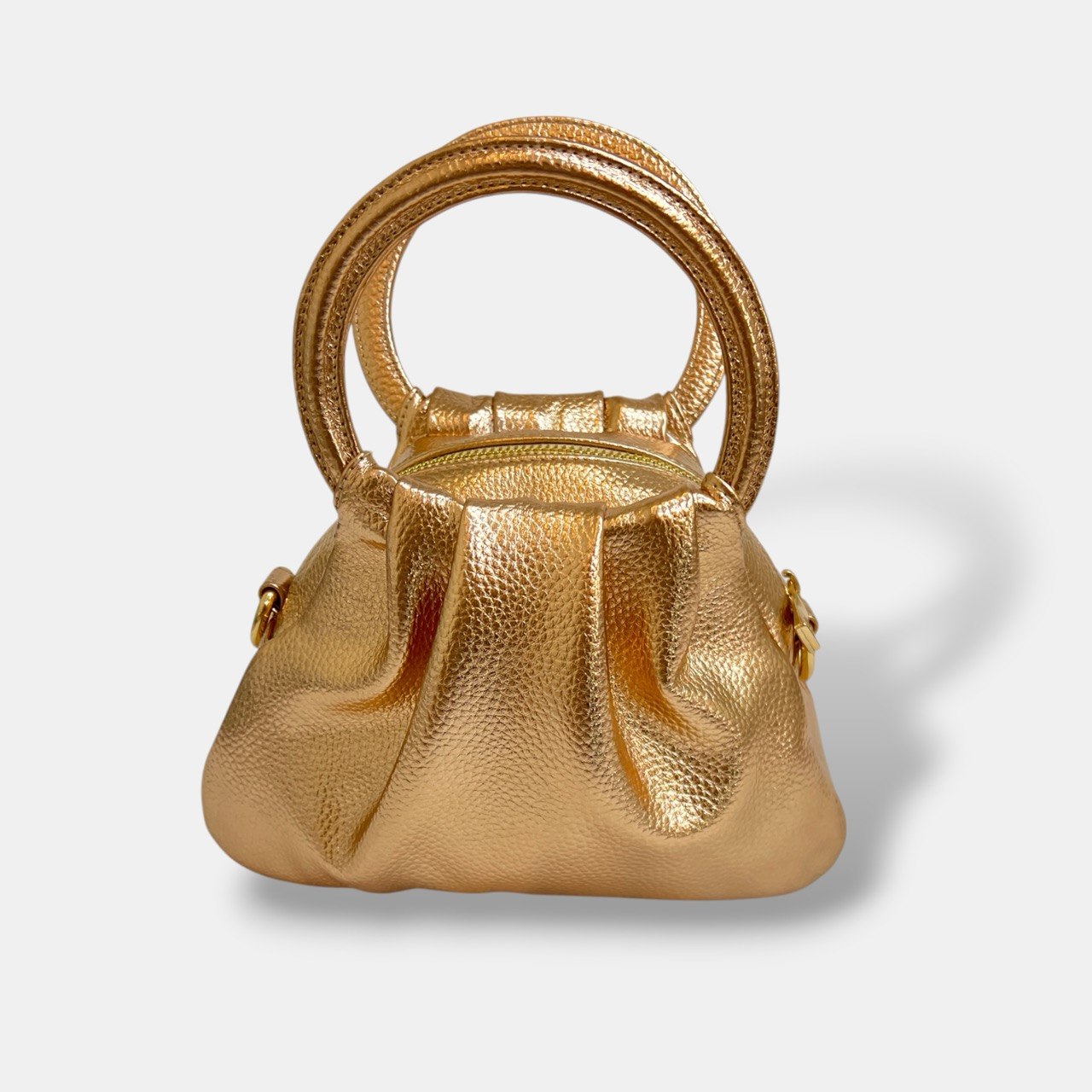 Glow bag in Champagne gold